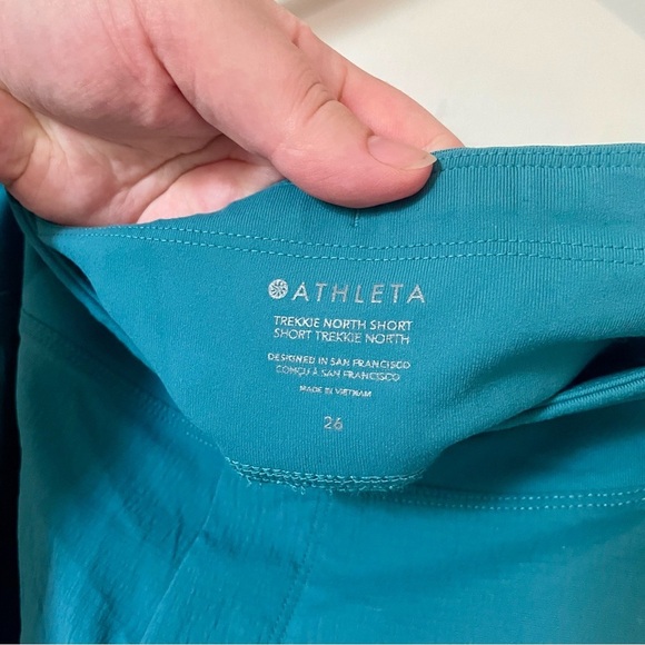 Athleta Women's Trekkie North Short Borealis Green Teal Plus Size 26 - Picture 9 of 11